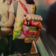 Illustration for article titled Korean Schoolgirls Wearing Backpacks Made of Junk Food